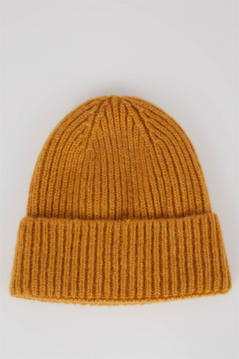 HOMME Jaune Bonnet d'hiver Homme