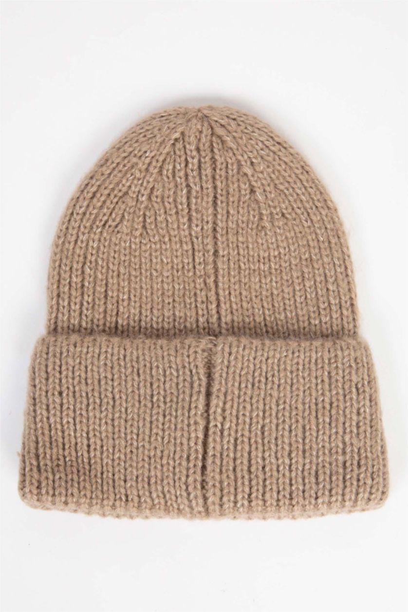 Мужчины Визон Шапка с патчем для мужчин