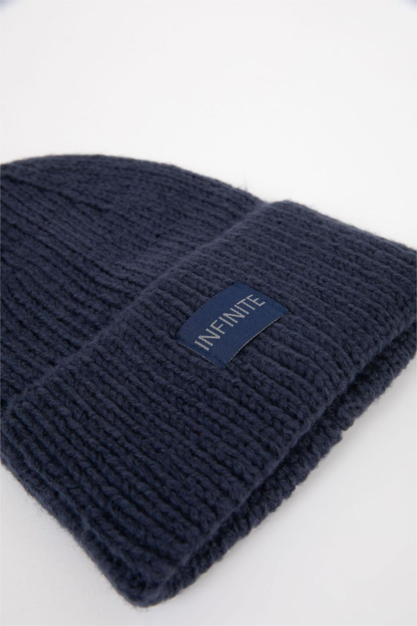 HOMME Indigo Foncé Bonnet d'hiver