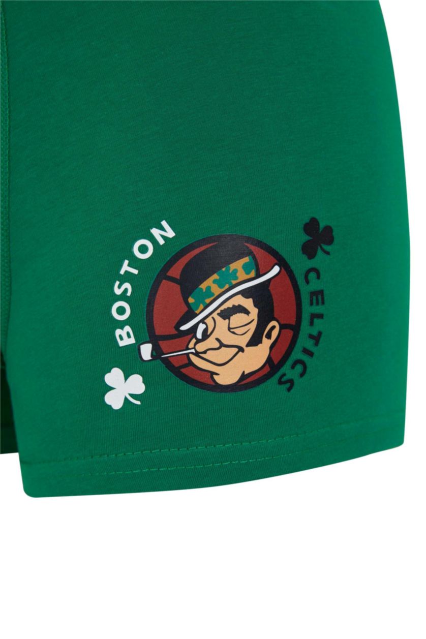 MAN Black 2 Pack Slim Fit NBA Boston Celtics Printed Boxer Set