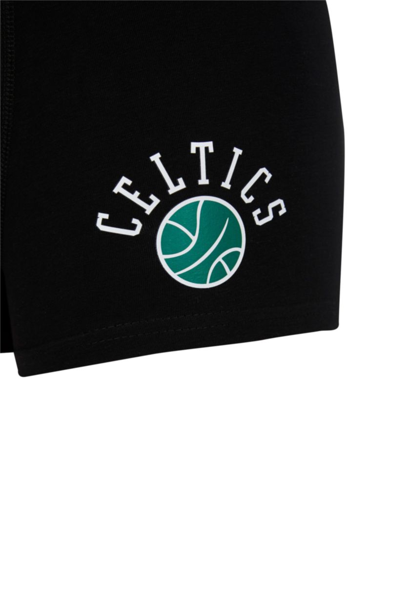 MAN Black 2 Pack Slim Fit NBA Boston Celtics Printed Boxer Set