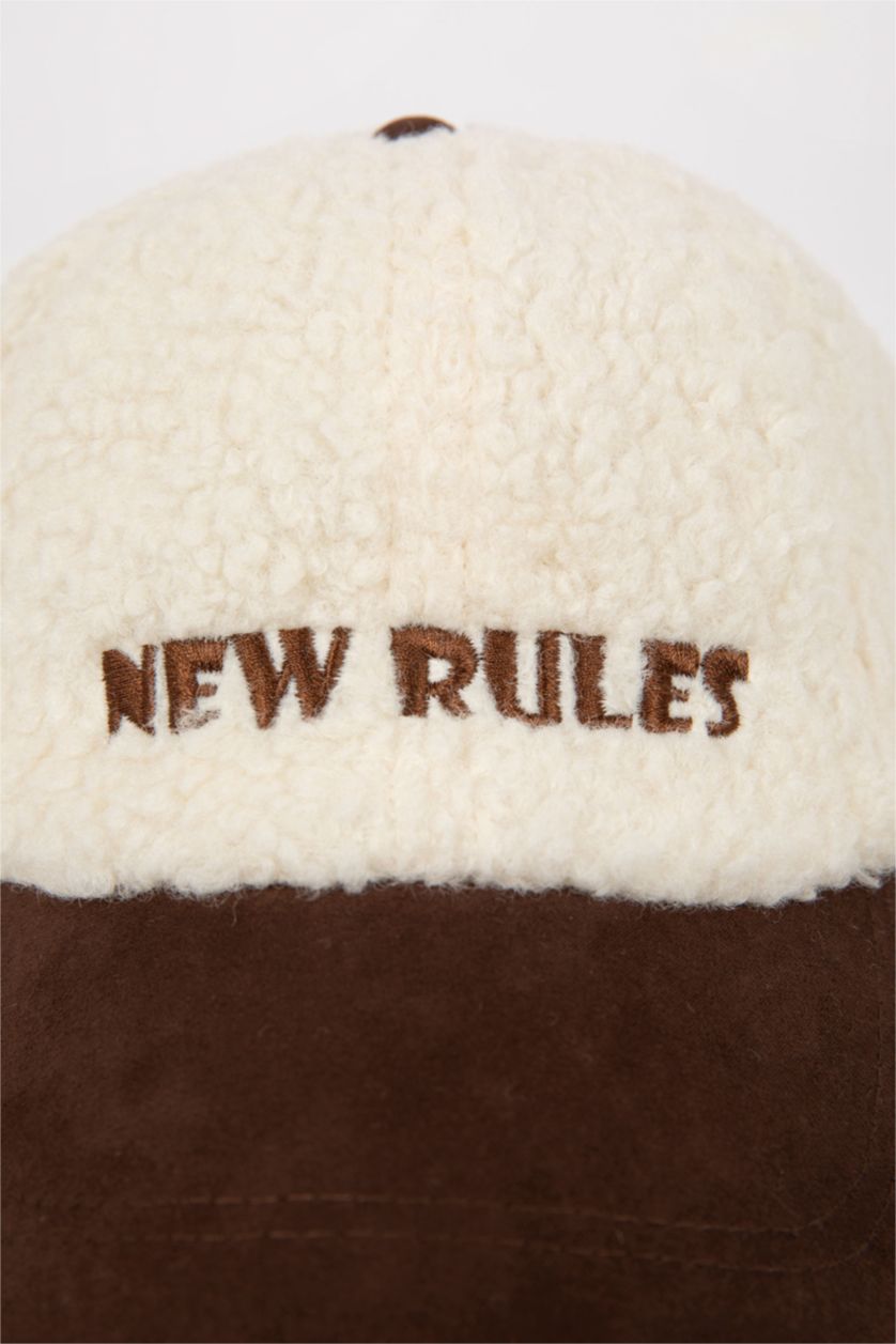 نساء بيج فاتح قبعة قطن بيزيك نسائي