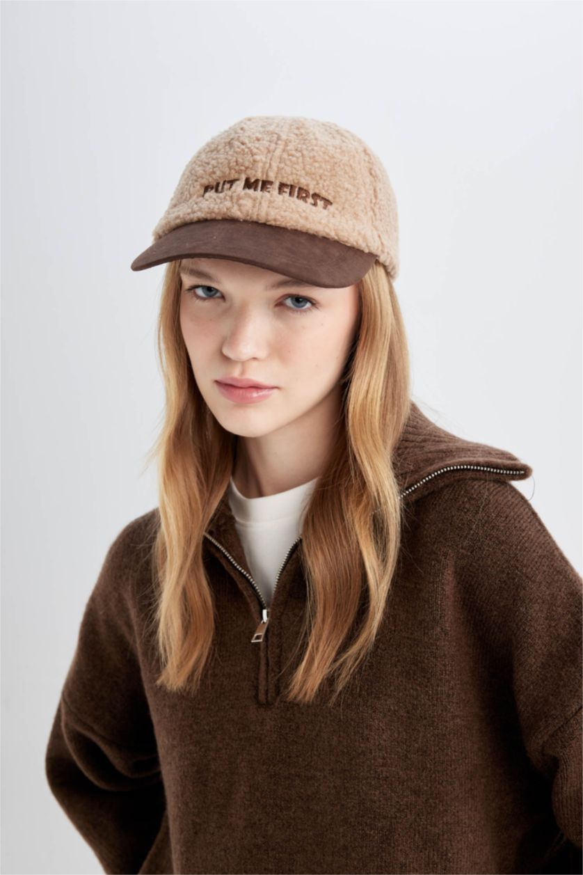 Women Dark Brown Woman Cotton Hat