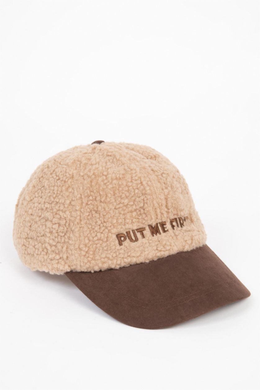 Women Dark Brown Woman Cotton Hat