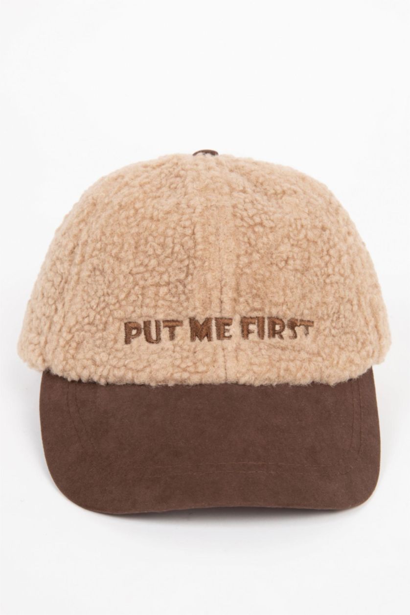 Women Dark Brown Woman Cotton Hat