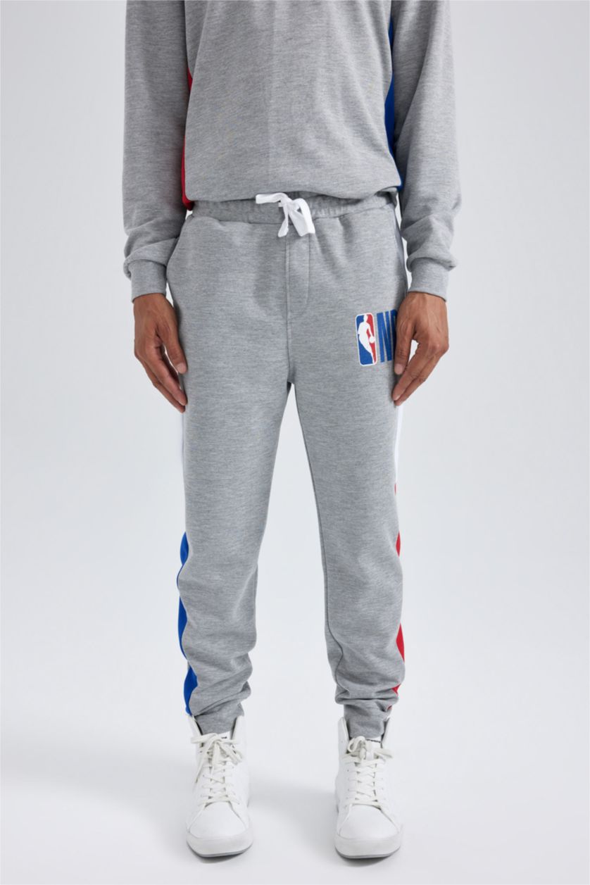 رجال Grimelanj سروال رياضي سليم فيت NBA من