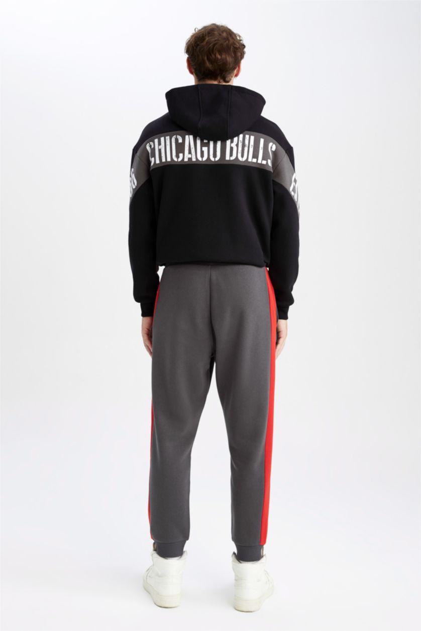 Erkek Antrasit Regular Fit Kalın Sweatshirt Kumaşı Jogger