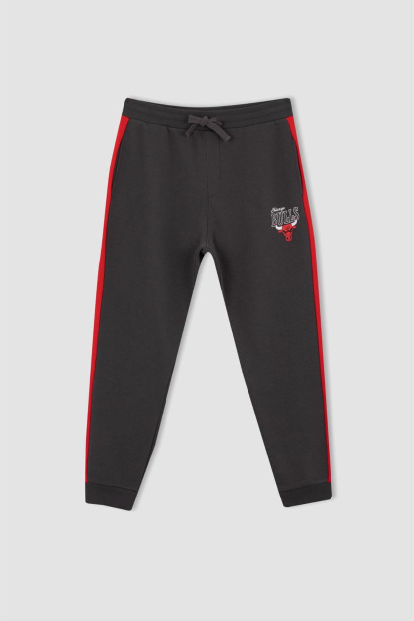 Erkek Antrasit Regular Fit Kalın Sweatshirt Kumaşı Jogger