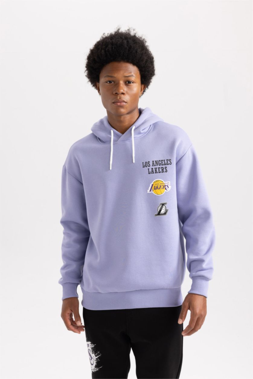 MAN Lilac Thick Sweatshirt Fabric Sweatshirt