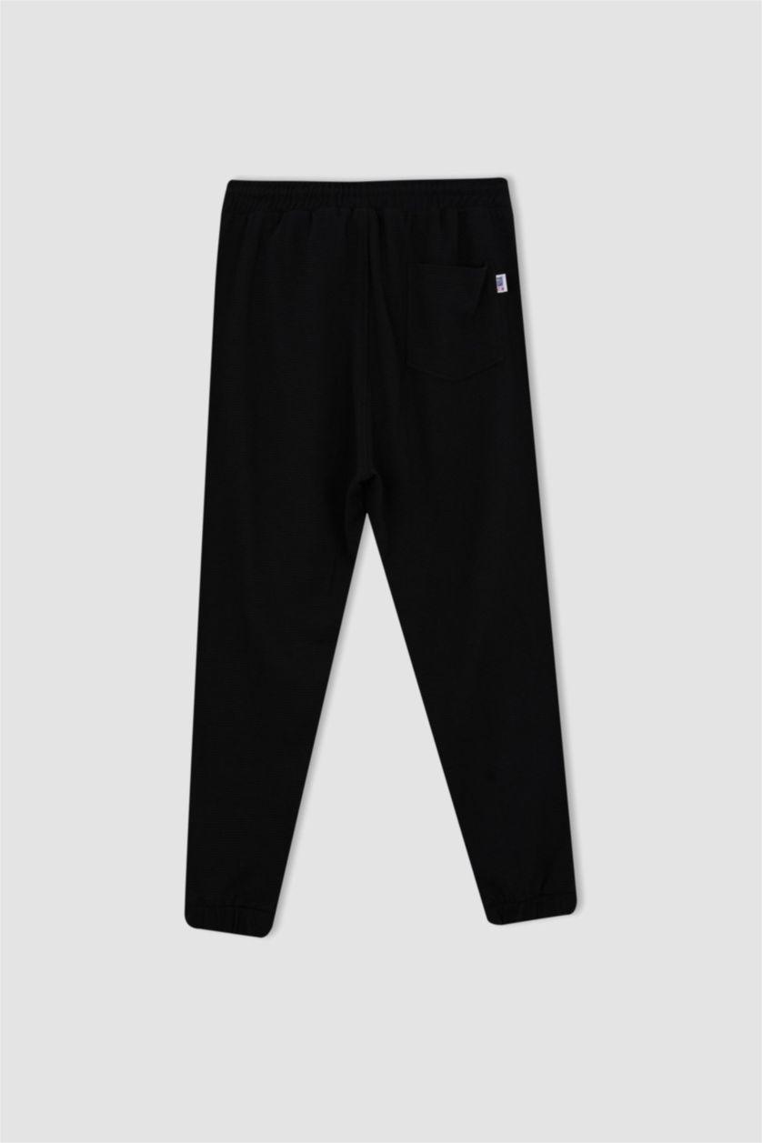 MAN Black DeFactoFit NBA Chicago Bulls Oversize Fit Jogger Sweatpants