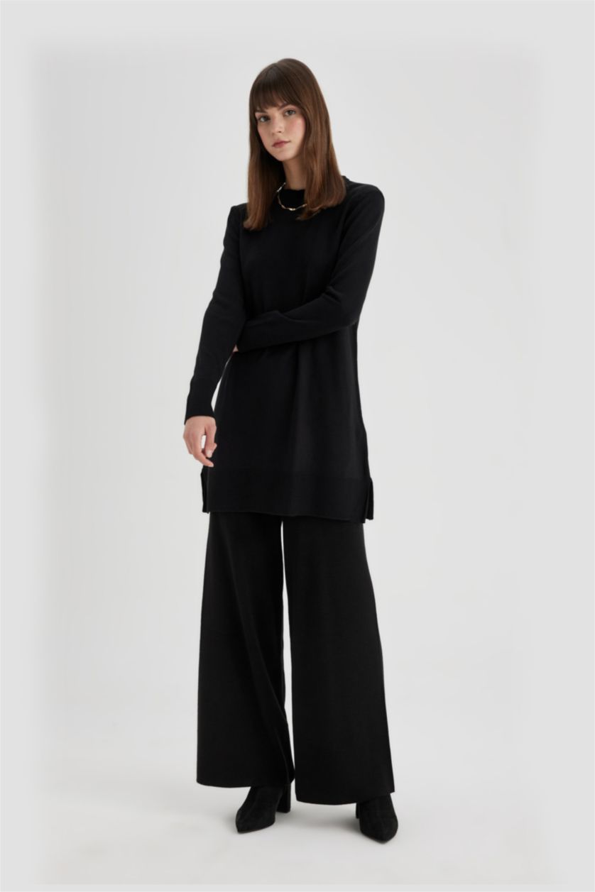 WOMAN Black Relax Fit Pants