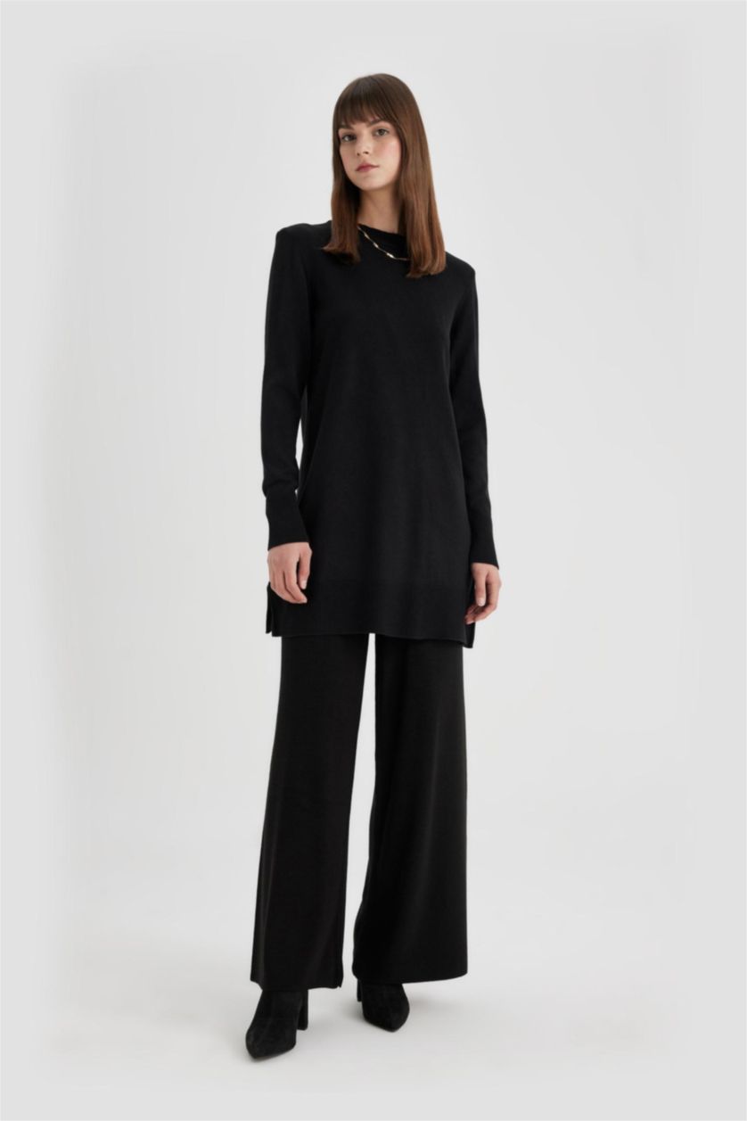 WOMAN Black Relax Fit Pants