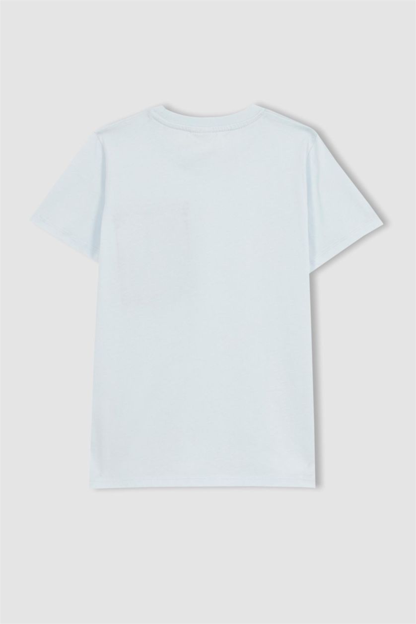 أولاد نعناع تيشيرت نص كم قصة عادية برقبة مستديرة