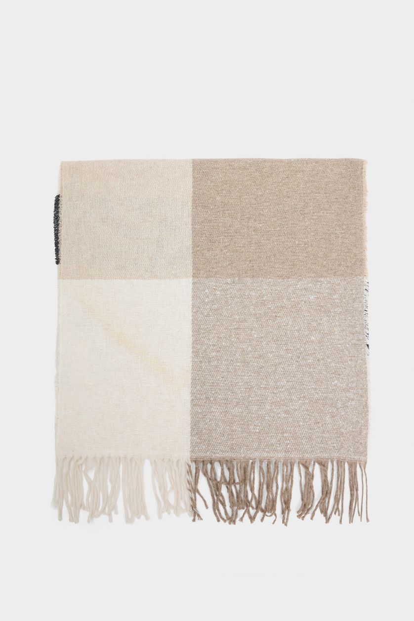 Woman Dark Brown Woman Scarf