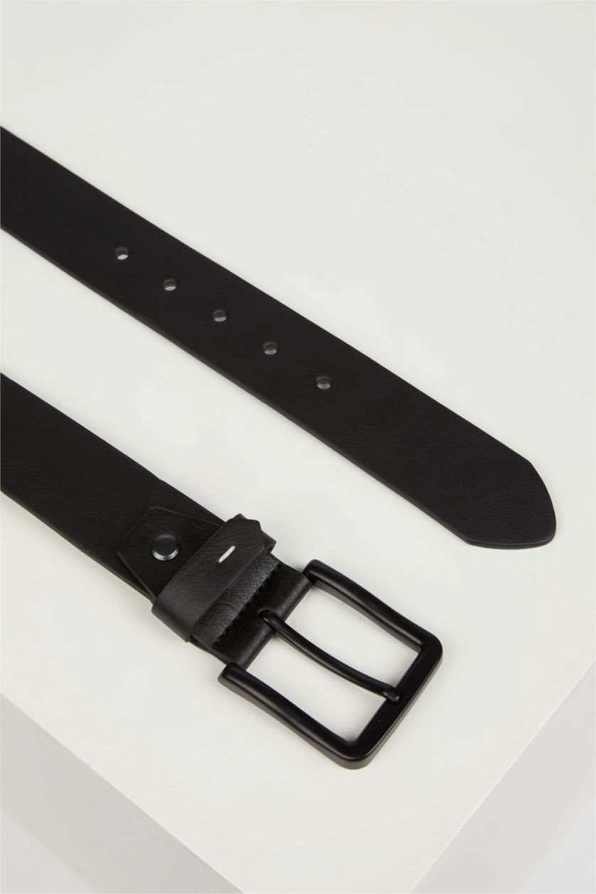 Erkek Karma Erkek Suni Deri 2'li Günlük Kemer