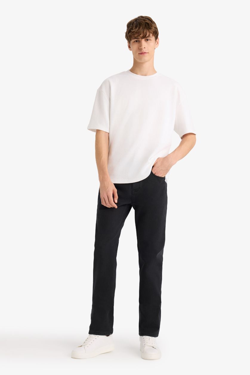 Erkek Siyah Polarlı Sergio Jean Pantolon