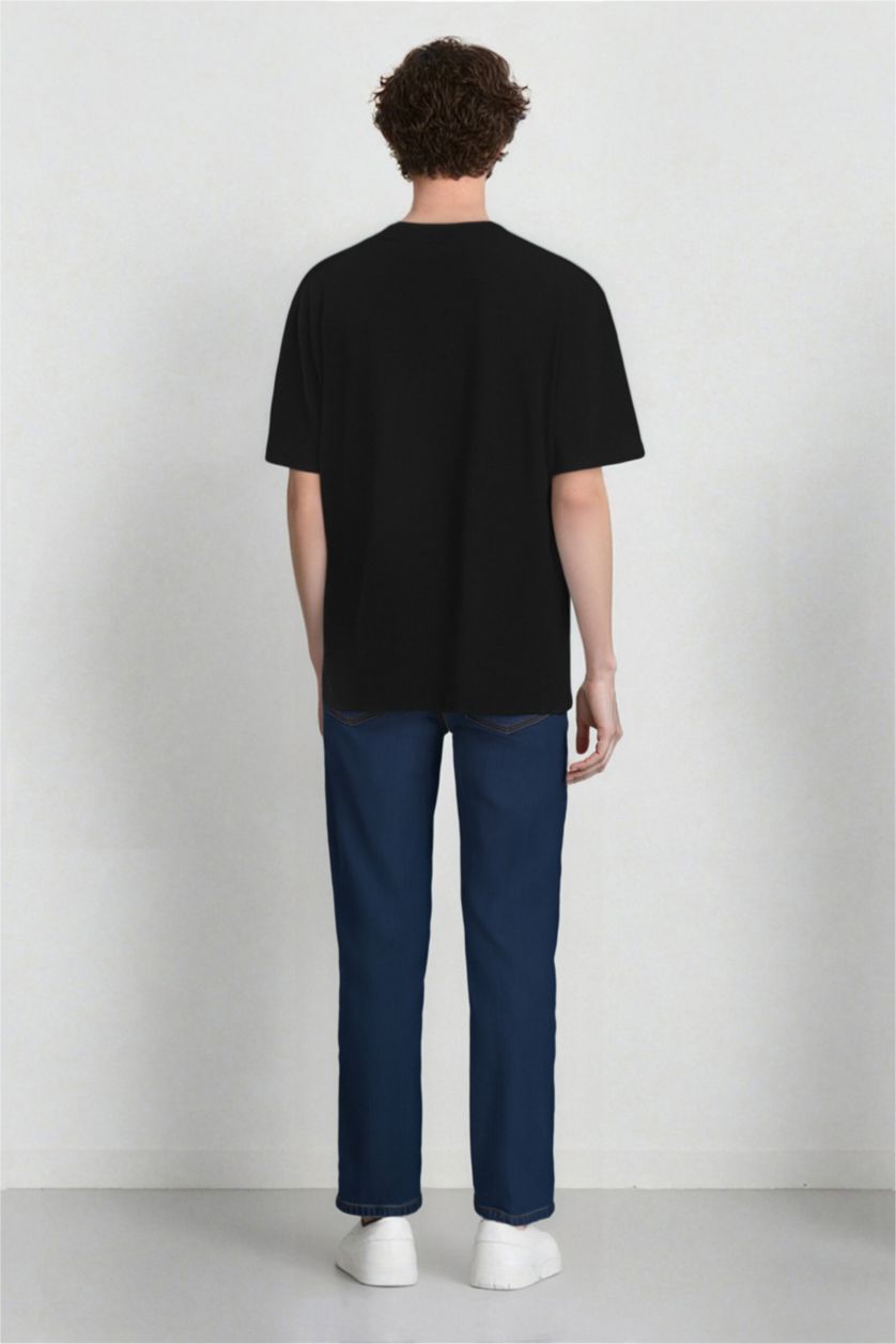 رجال أزرق Sergio Regular Fit Trousers