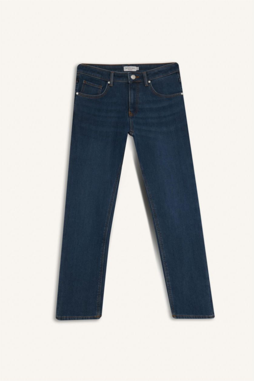رجال أزرق Sergio Regular Fit Trousers