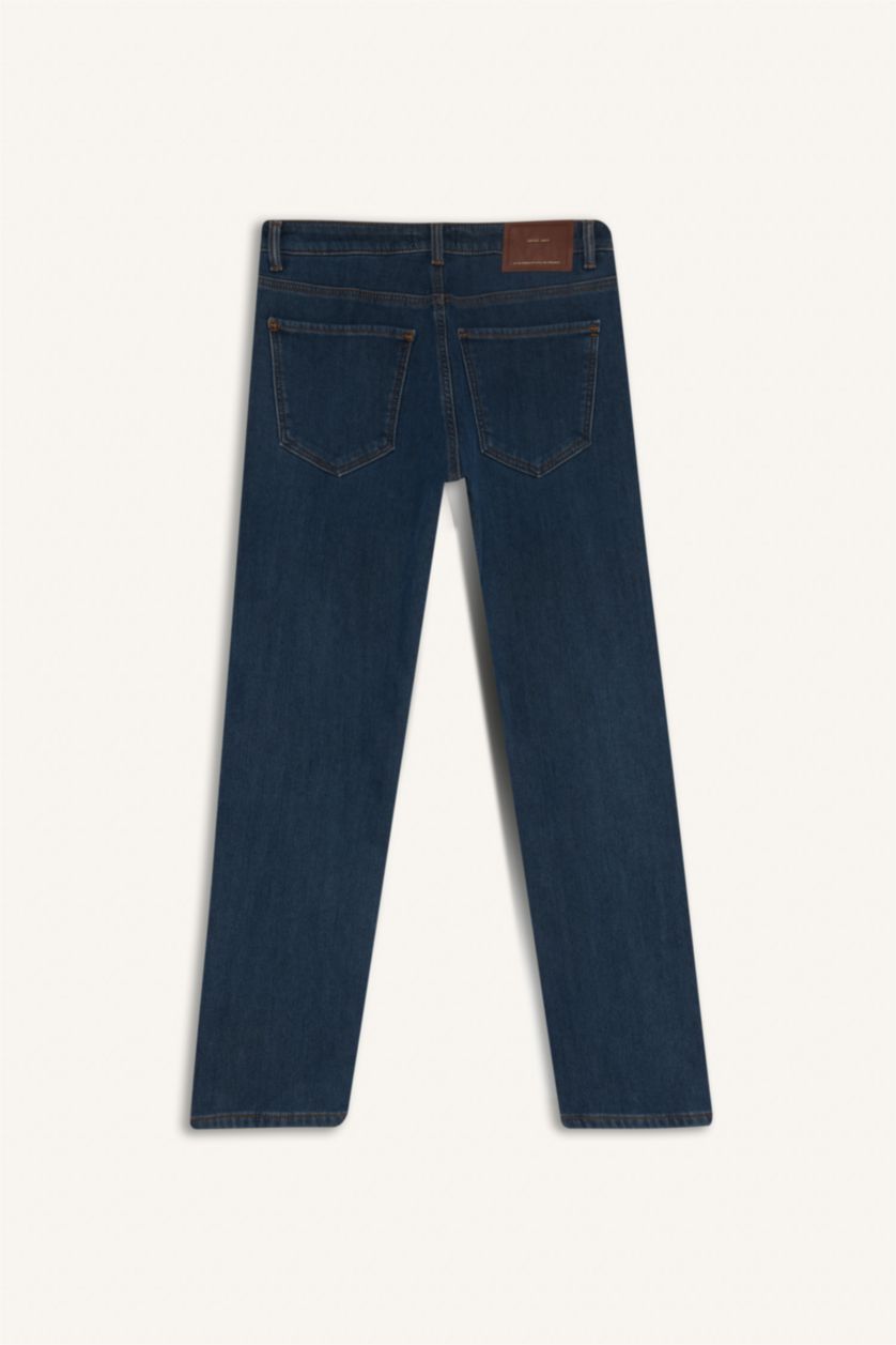رجال أزرق Sergio Regular Fit Trousers