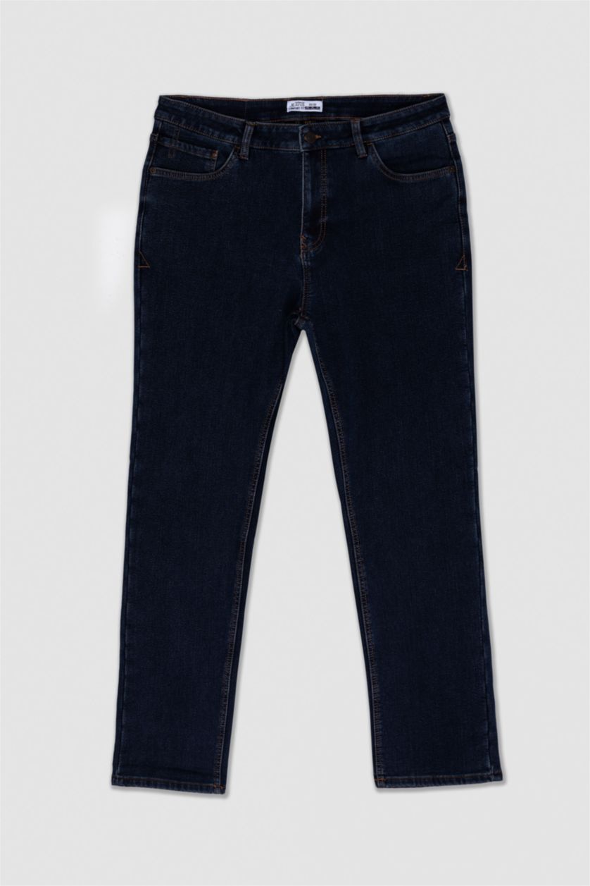 MAN Dark Blue Diago Comfort Fit Trousers