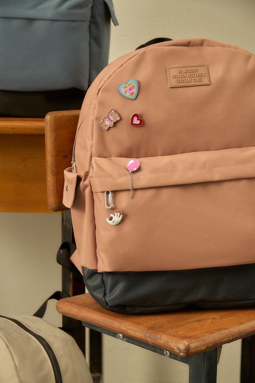 Woman Khaki Backpack