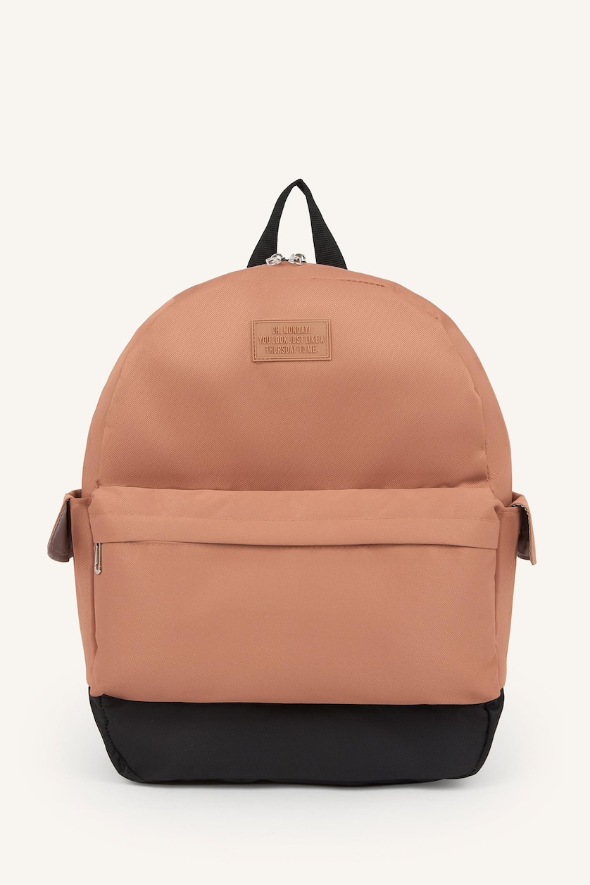 Woman Khaki Backpack