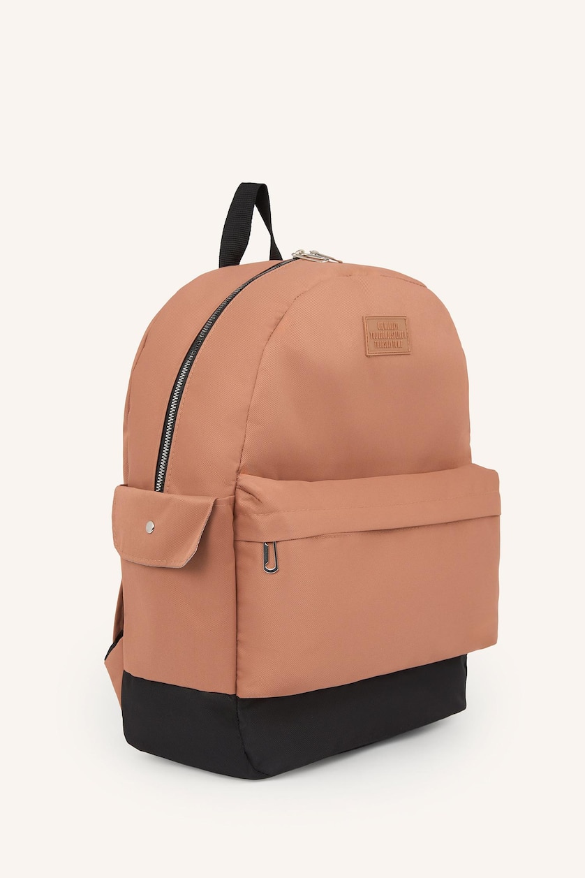 Woman Khaki Backpack