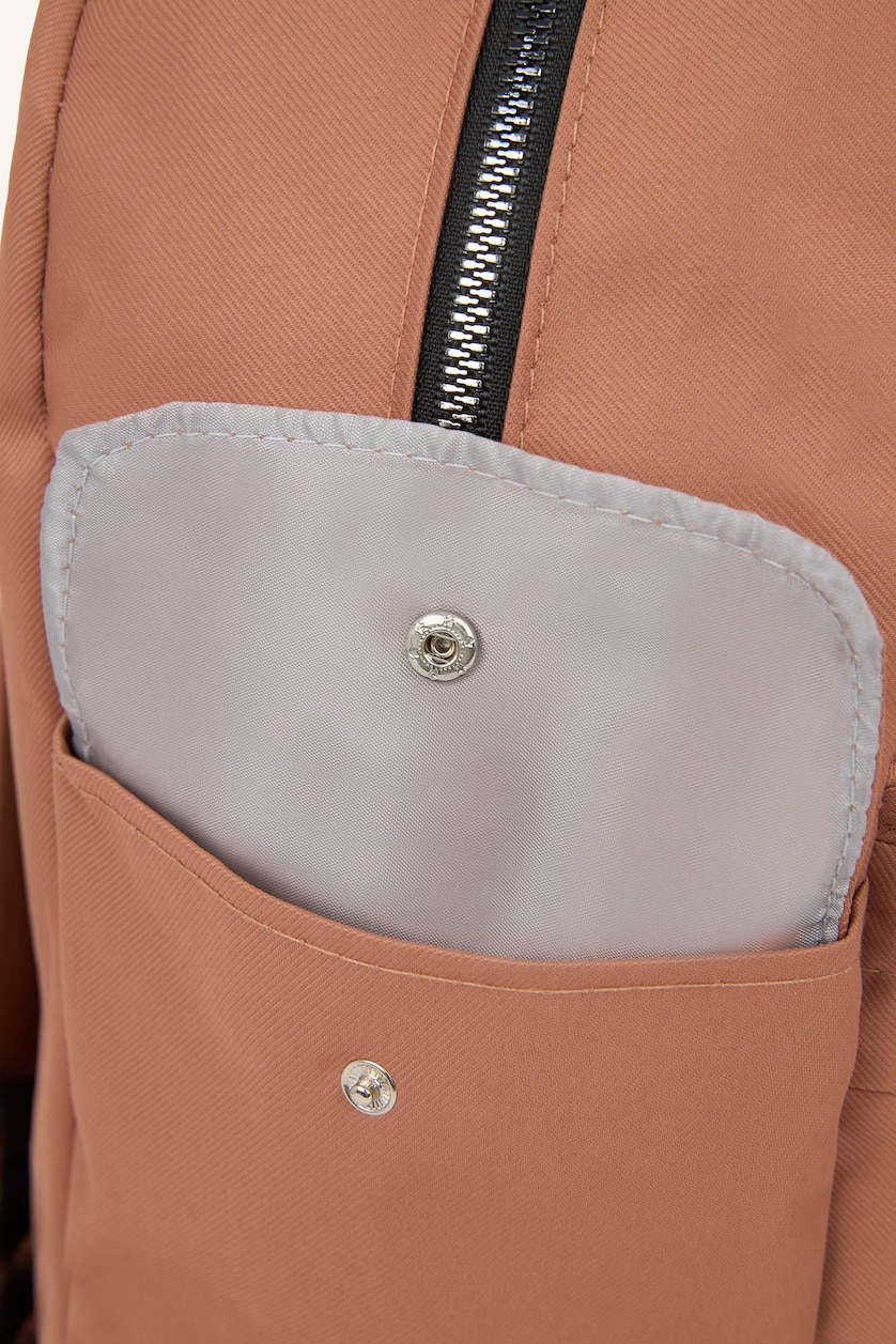 Woman Khaki Backpack