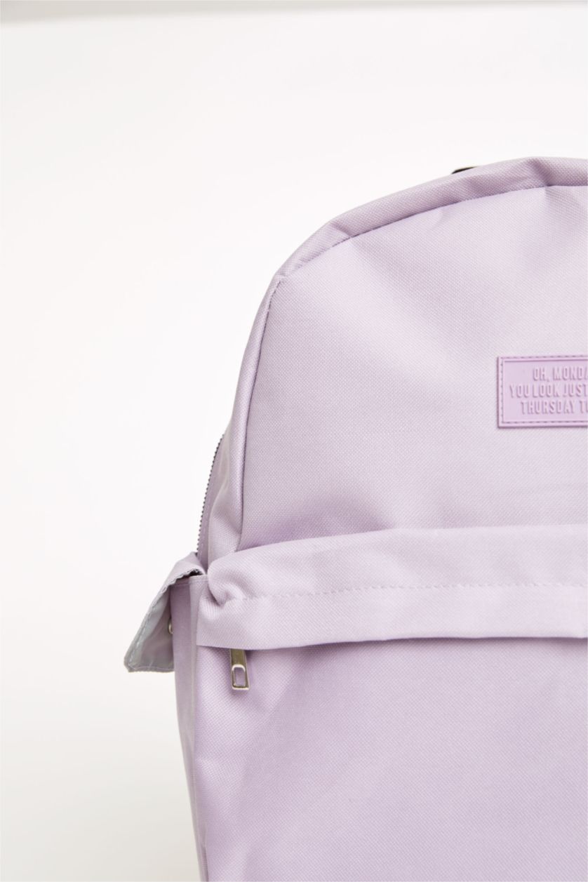Женщины Сиреневый Рюкзак водоотталкивающий унисекс, Школьная коллекция