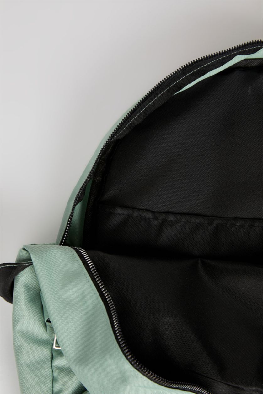 Kadın Mint Unisex Kendini Onaran Su Geçirmez Baskılı Büyük Okul Sırt Çantası