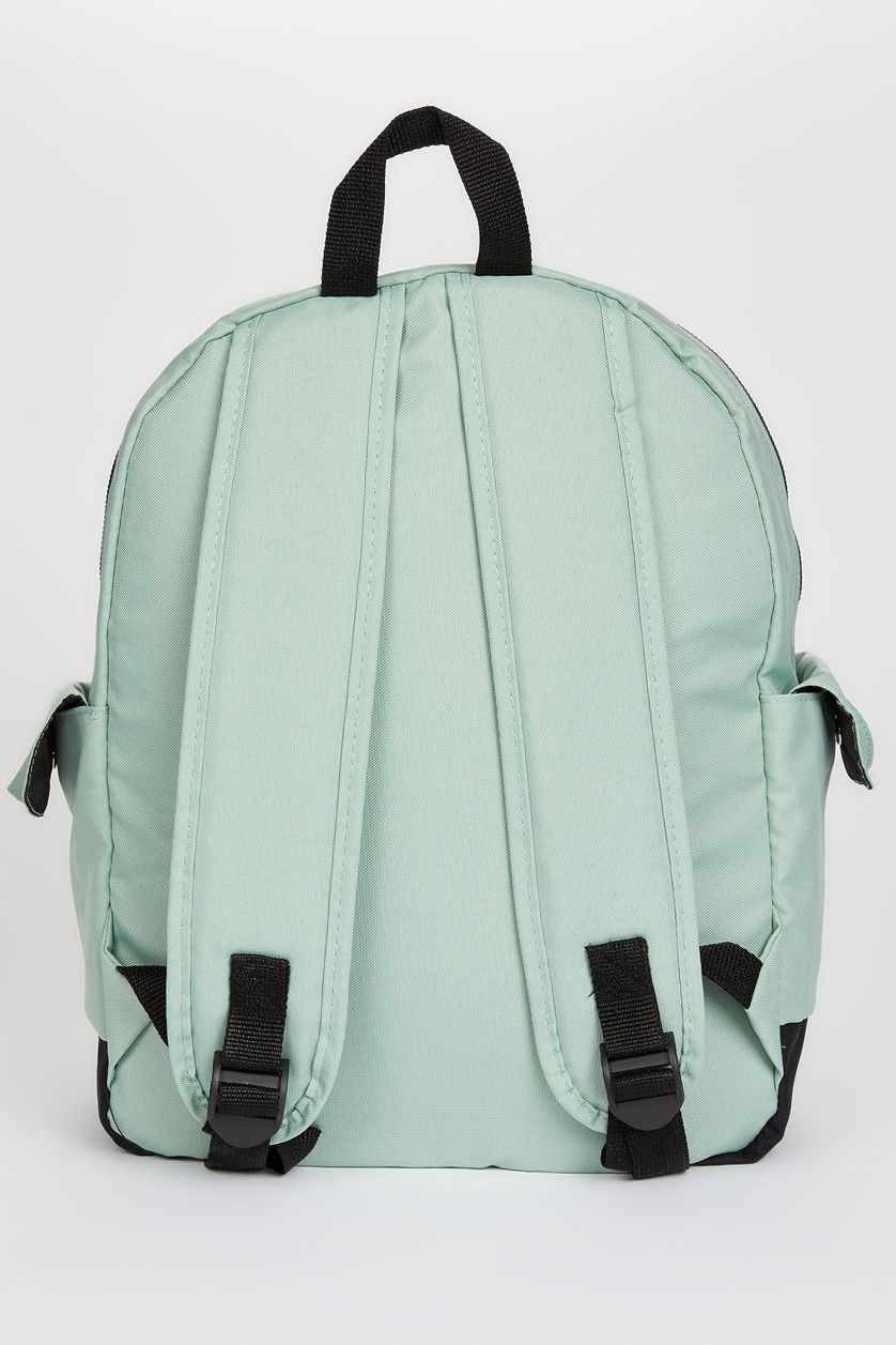 Kadın Mint Unisex Kendini Onaran Su Geçirmez Baskılı Büyük Okul Sırt Çantası