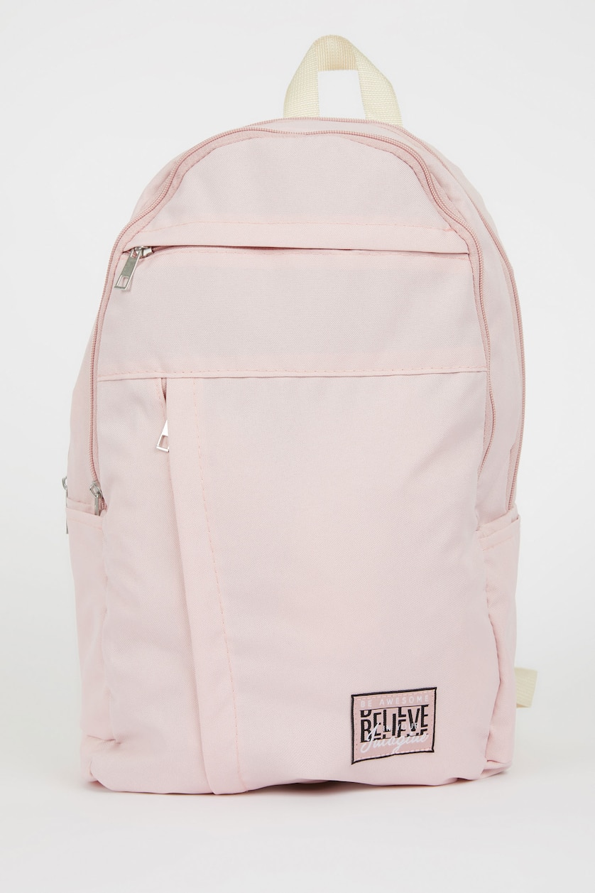 Kadın Açık Pembe Unisex Büyük Sırt Çantası