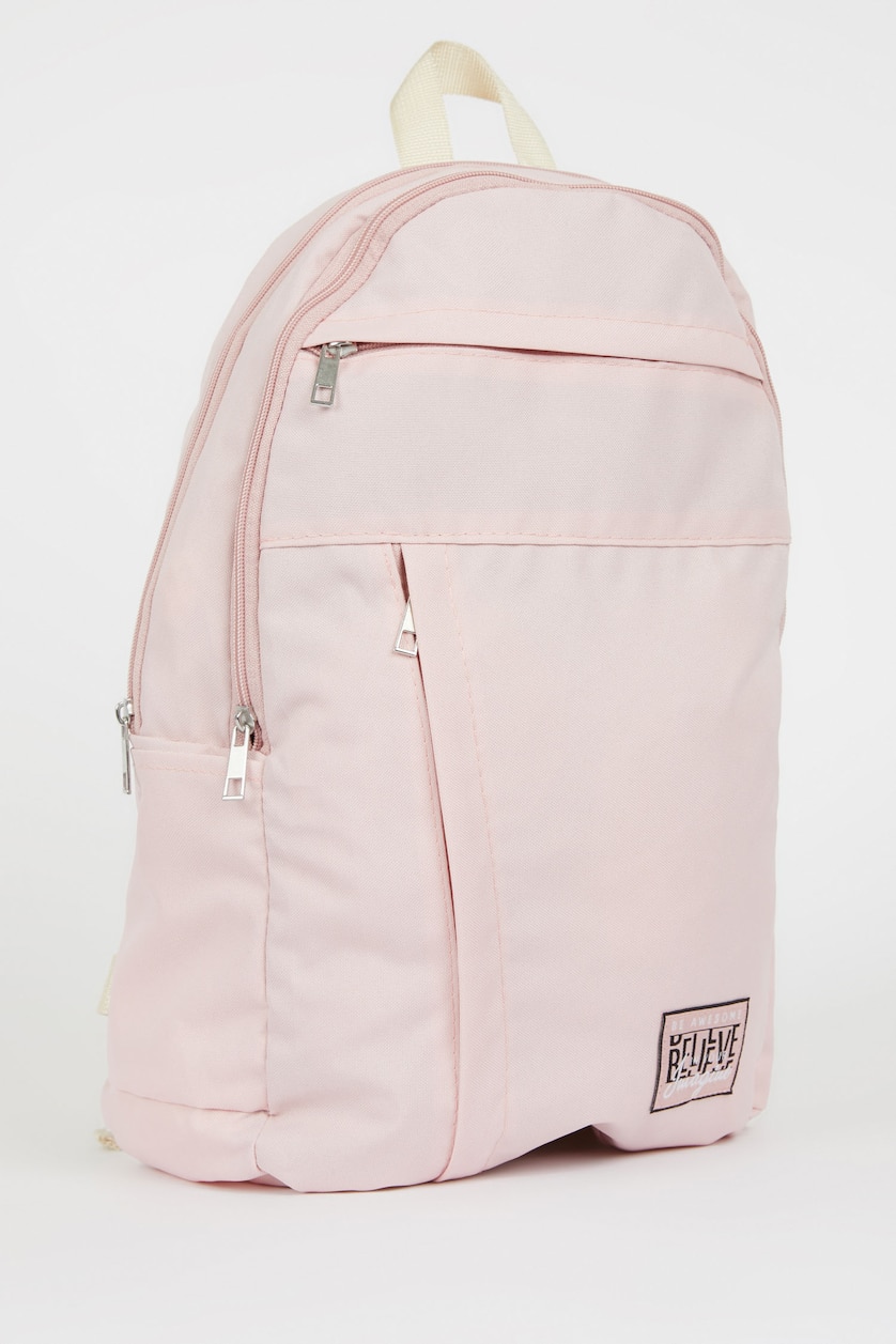 Kadın Açık Pembe Unisex Büyük Sırt Çantası