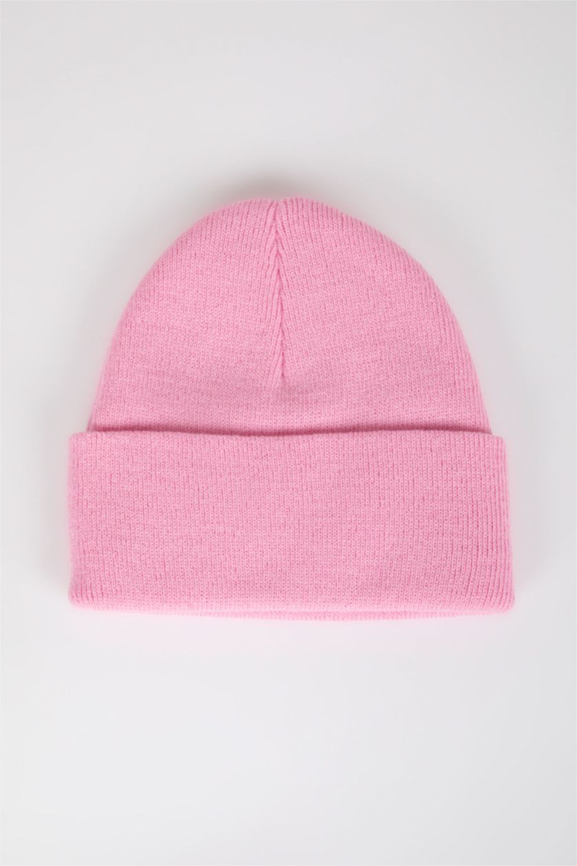 FILLES Rose Clair Béret Basique Pour Fille