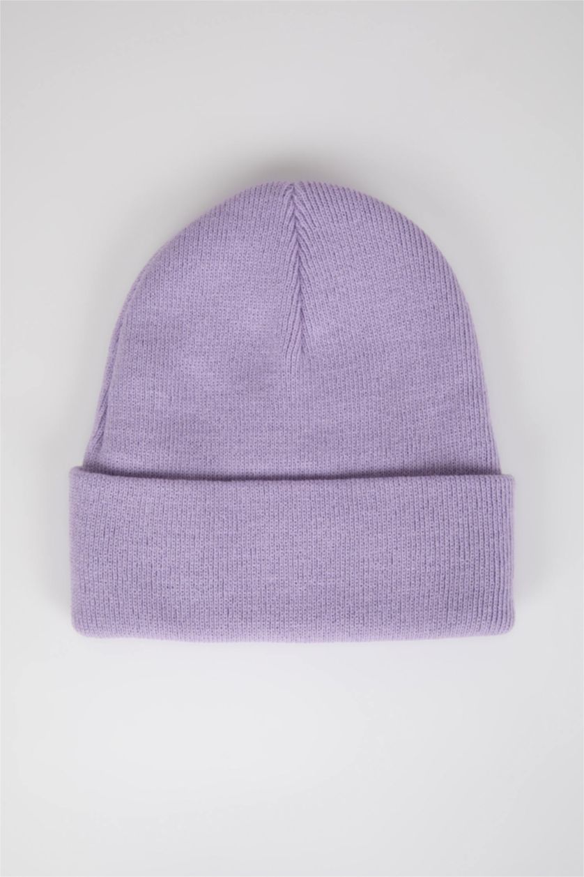 FILLES Violet Béret Basique Pour Fille