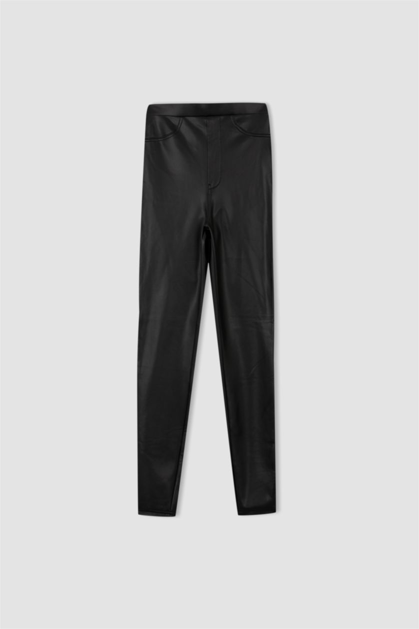 نساء أسود Normal Waist Leggings