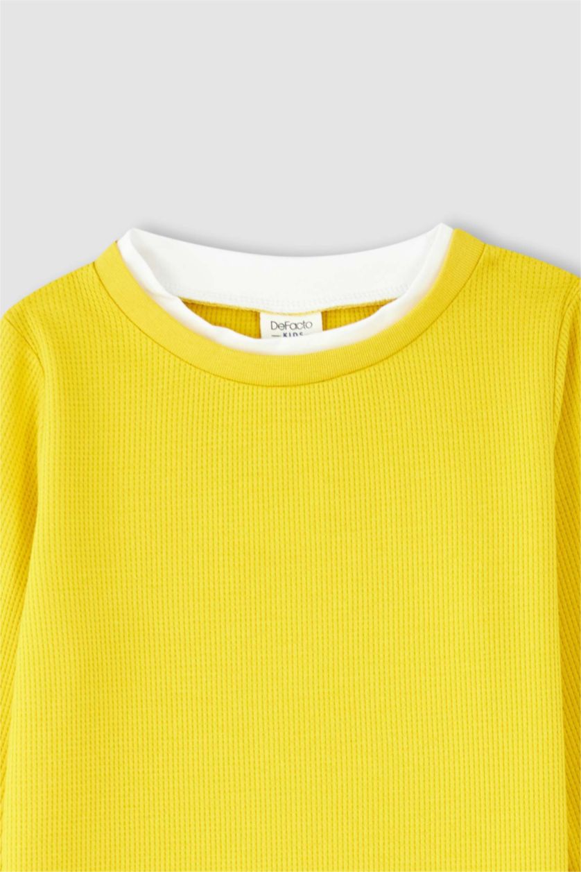 Мальчики и подростки Желтый Кофта для мальчиков