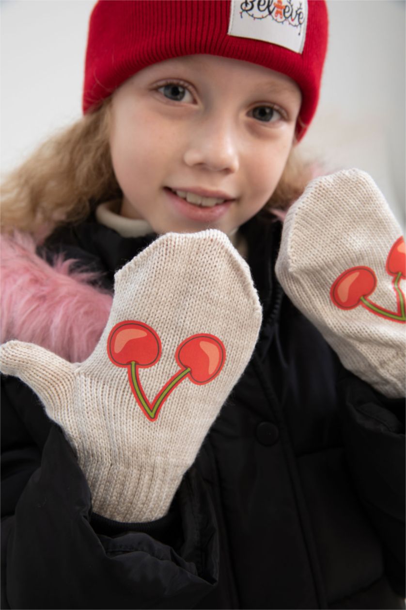 GIRLS & TEENS Ecru Girl Gloves