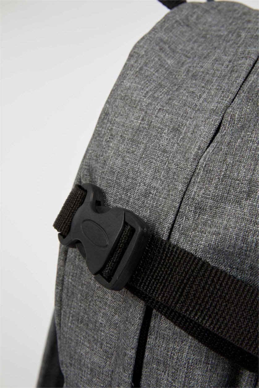 رجالي ميلانج رمادي شنطة لاب توب ظهر رجالي كبيرة