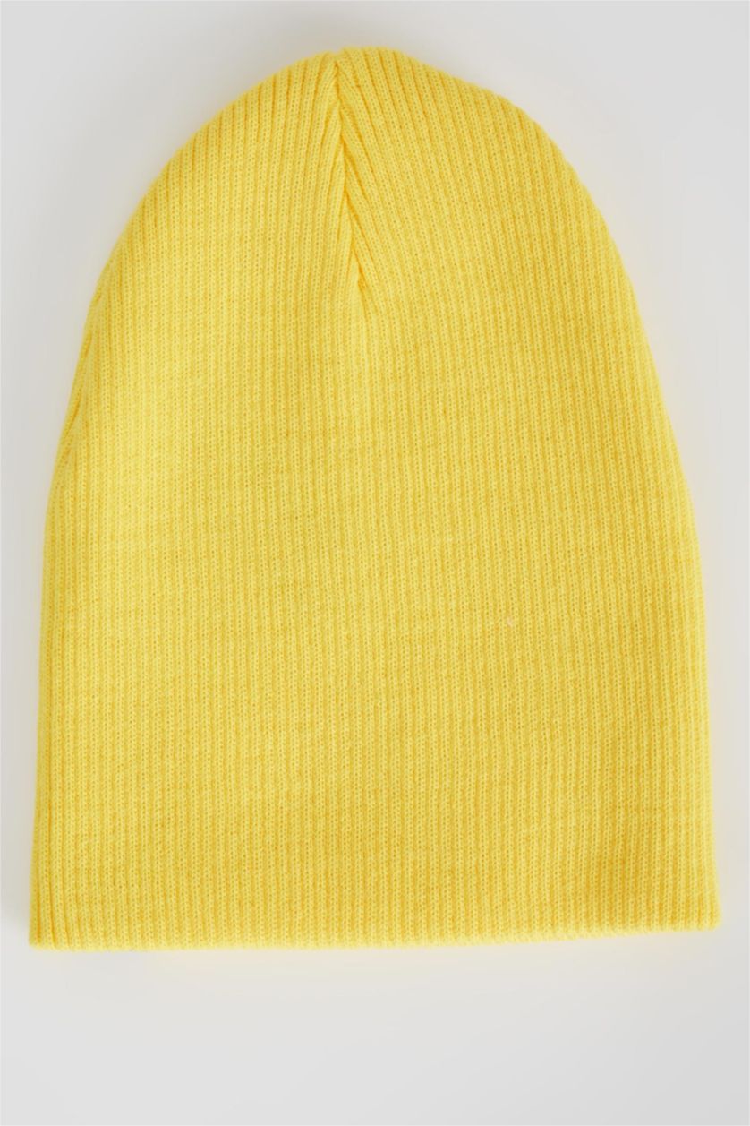 GARÇONS Jaune Bonnet d'hiver Basique Garçon