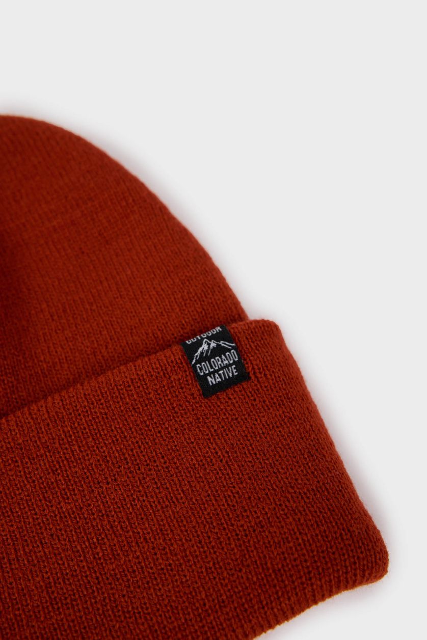 BOYS & TEENS Orange Boy Beanie