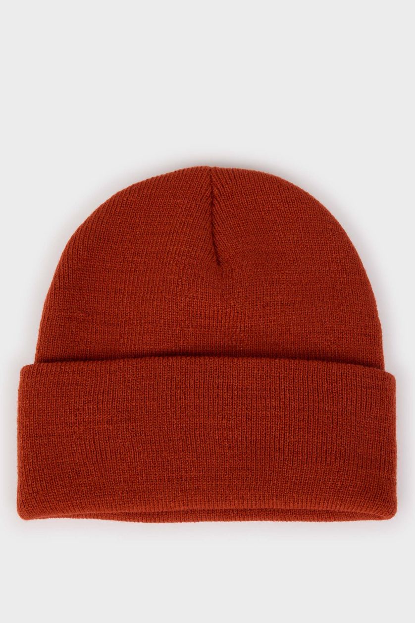 BOYS & TEENS Orange Boy Beanie