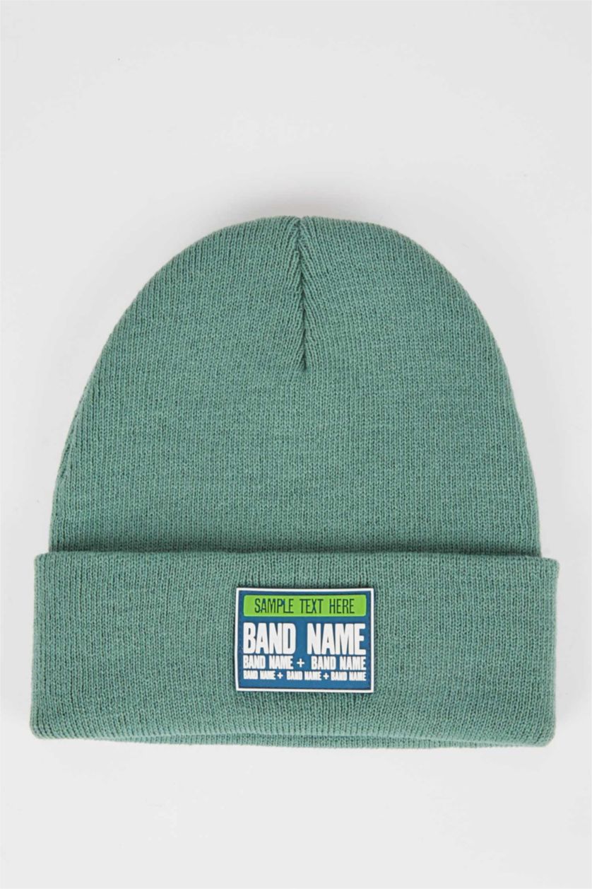 BOYS & TEENS Aqua Boy Label Knitwear Beret