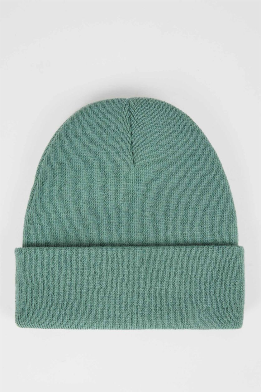 BOYS & TEENS Aqua Boy Label Knitwear Beret