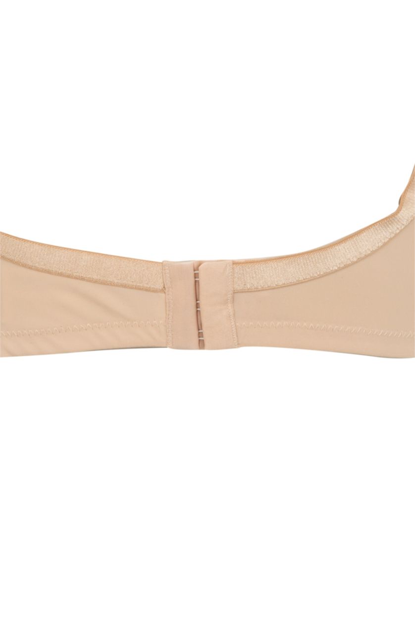 WOMAN Beige Fall in Love Gathering Capless Padless Plus Size Bra