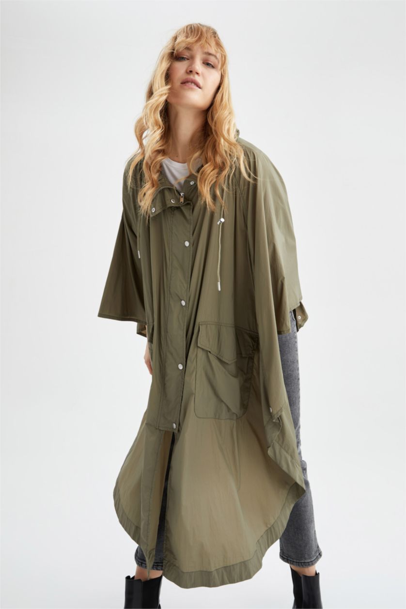 Kadın Haki Yağmurluk