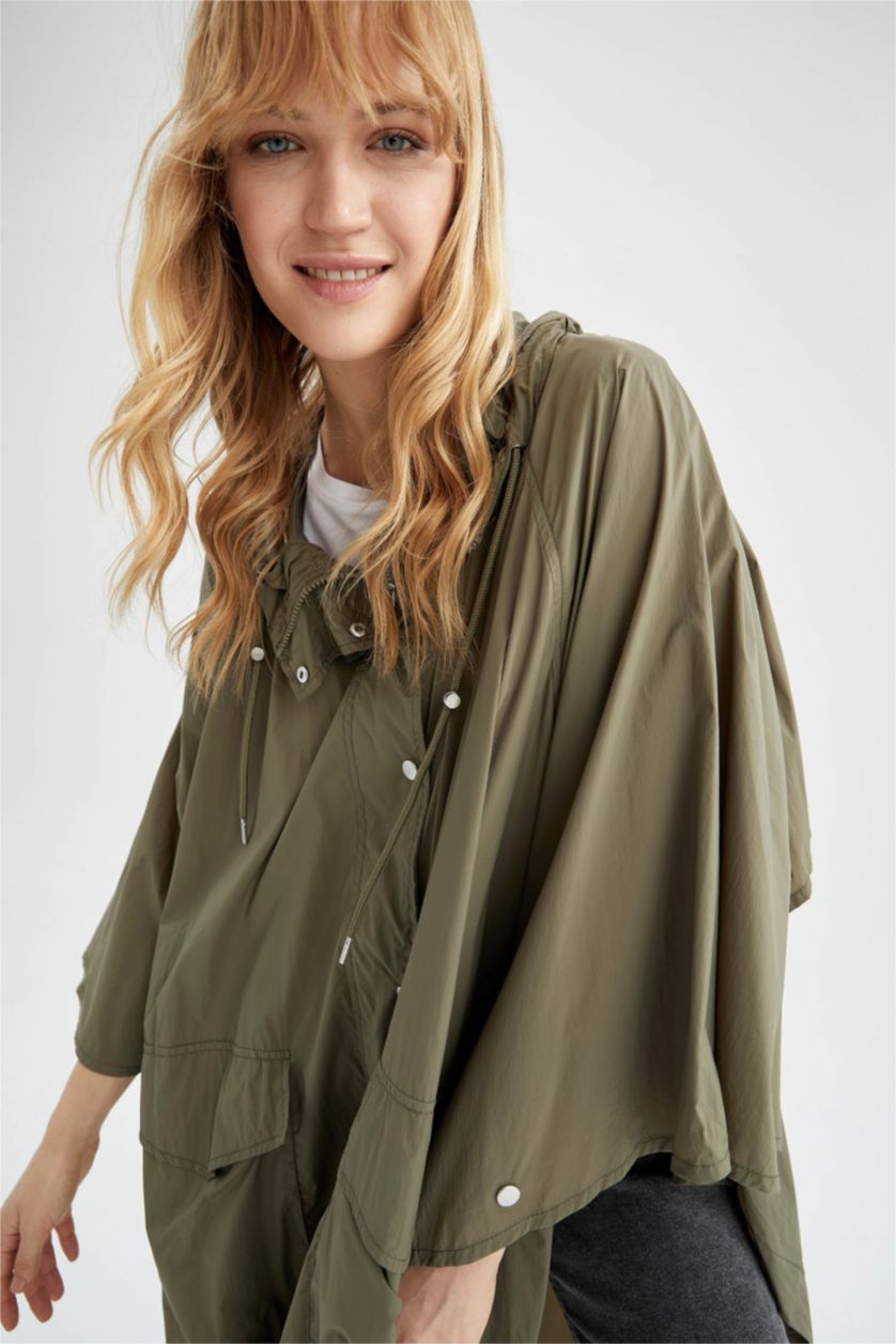 Kadın Haki Yağmurluk