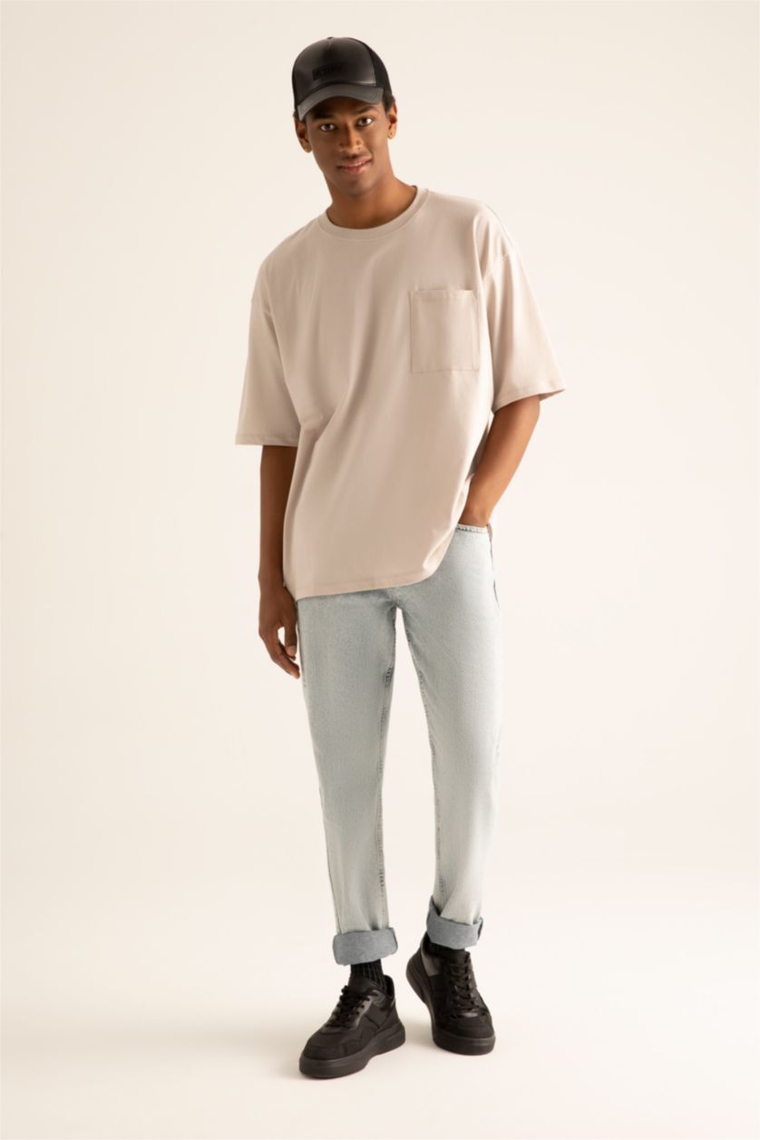 Man Stone Oversize Fit Short Sleeve T-Shirt