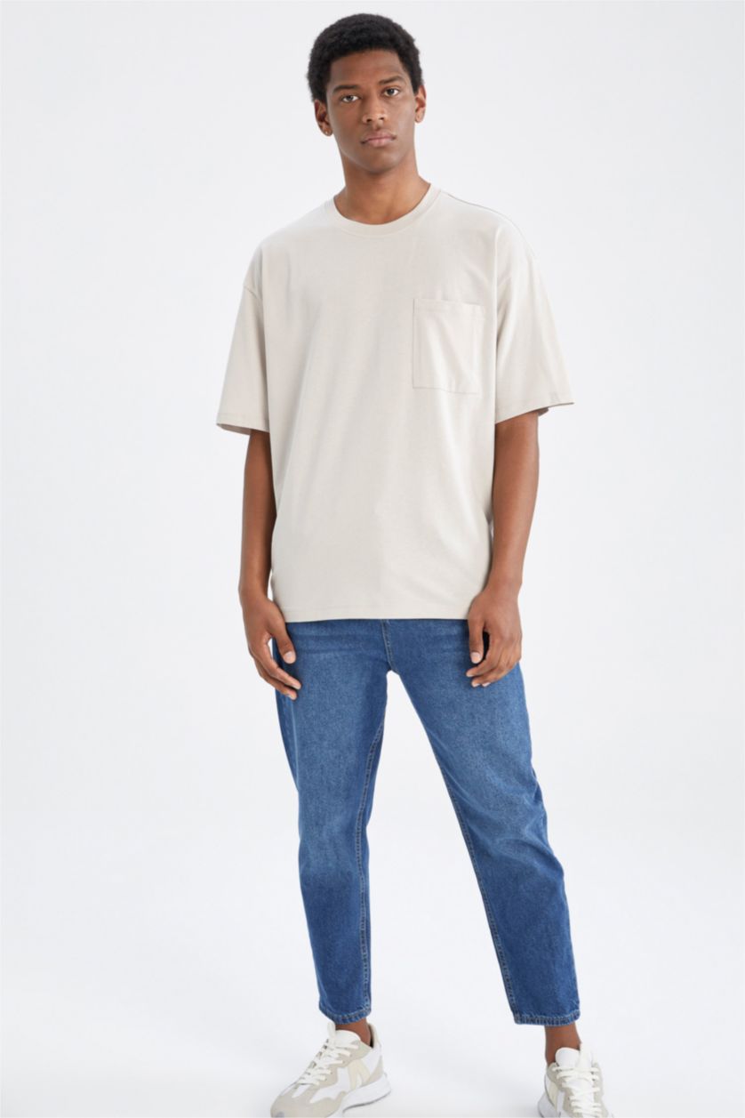 Man Stone Oversize Fit Short Sleeve T-Shirt