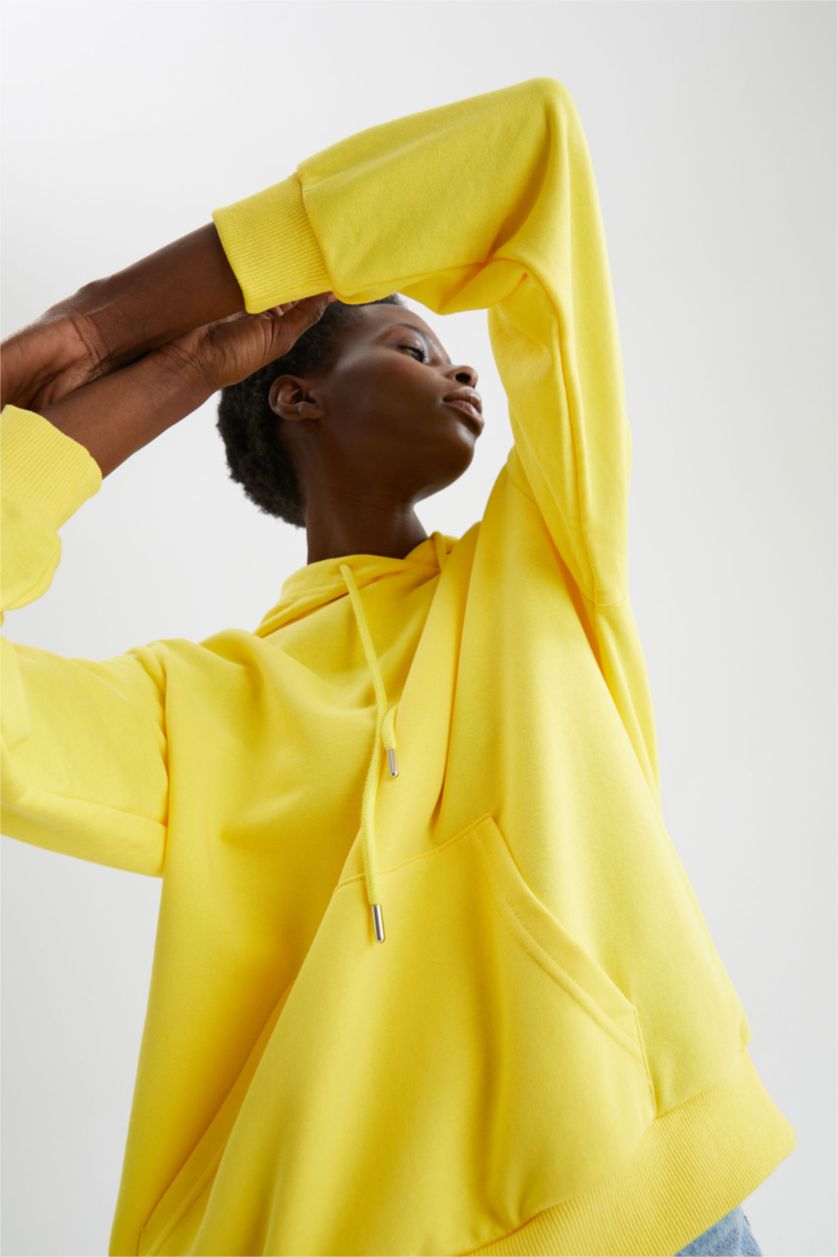 FEMME Jaune Coupe décontractée